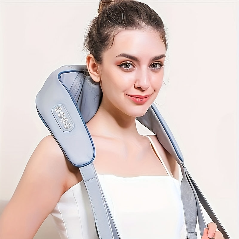 Relajador Cervical Pro-Z™ | Masajeador de Cuello con Calor Infrarrojo y Pulsos EMS