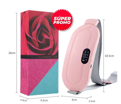 Cinturón Alivio Pro™ | Masajeador Térmico para Dolor Menstrual y Lumbar | Calor Instantáneo