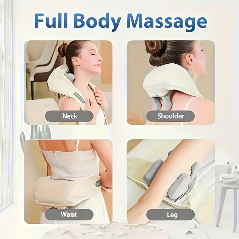 Relajador Cervical Pro-Z™ | Masajeador de Cuello con Calor Infrarrojo y Pulsos EMS