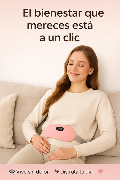 Cinturón Alivio Pro™ | Masajeador Térmico para Dolor Menstrual y Lumbar | Calor Instantáneo