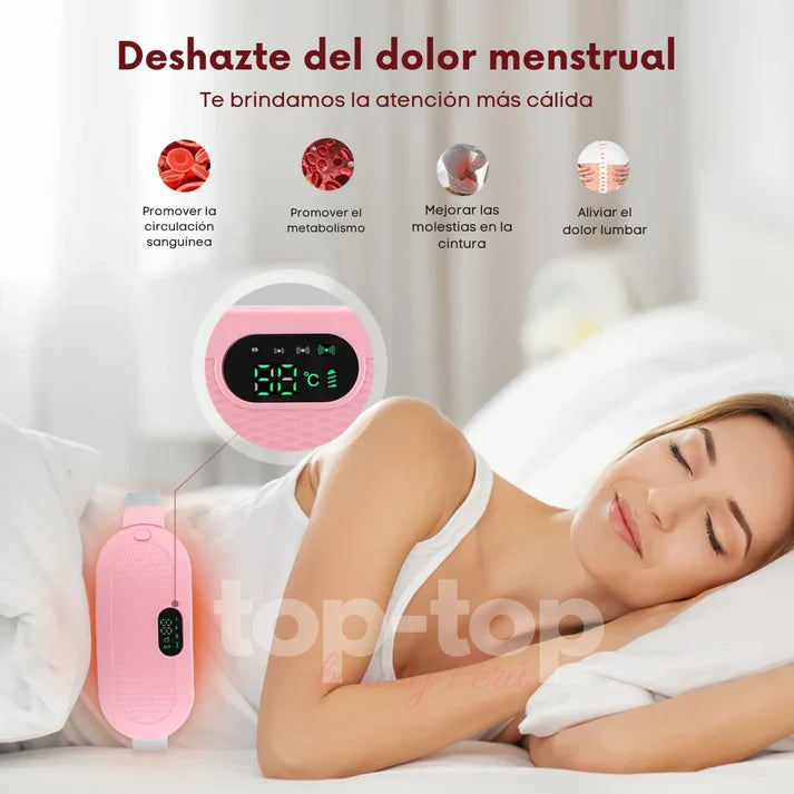 Cinturón Alivio Pro™ | Masajeador Térmico para Dolor Menstrual y Lumbar | Calor Instantáneo