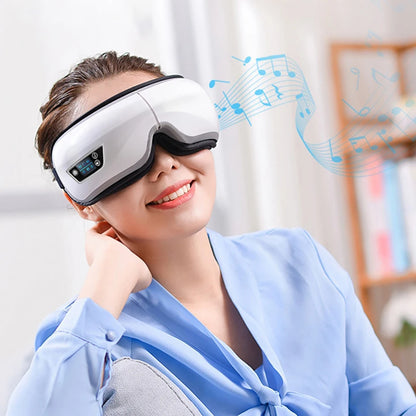 Masajeador Ocular Relax Con Calor y Bluetooth: La solución definitiva a la fatiga visual