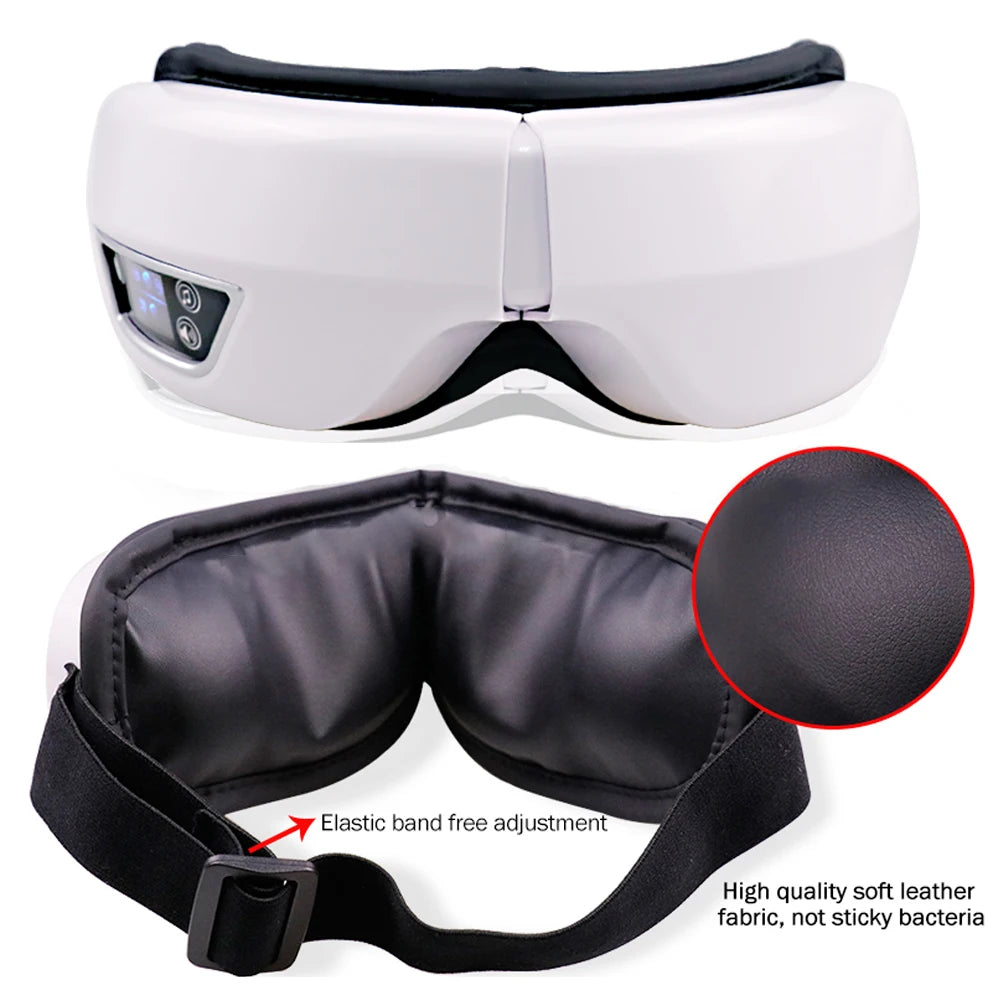 Masajeador Ocular Relax Con Calor y Bluetooth: La solución definitiva a la fatiga visual