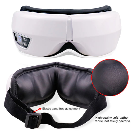 Masajeador Ocular Relax Con Calor y Bluetooth: La solución definitiva a la fatiga visual