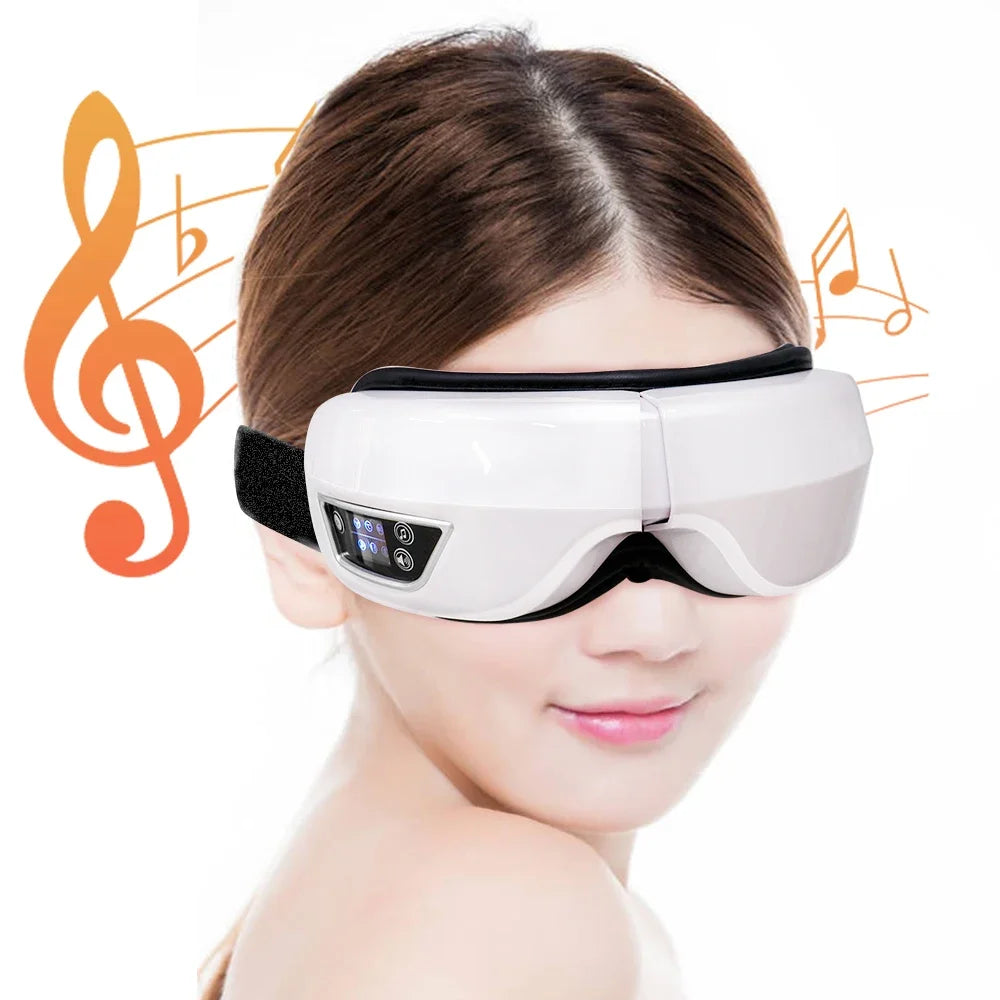 Masajeador Ocular Relax Con Calor y Bluetooth: La solución definitiva a la fatiga visual