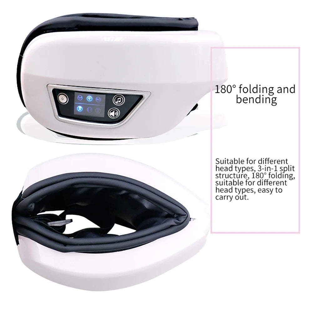 Masajeador Ocular Relax Con Calor y Bluetooth: La solución definitiva a la fatiga visual