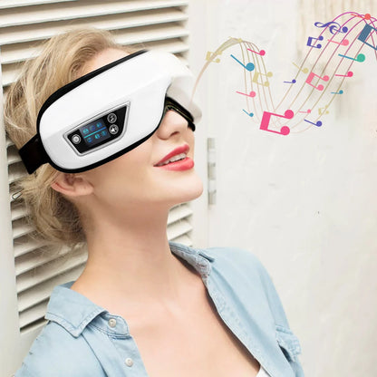 Masajeador Ocular Relax Con Calor y Bluetooth: La solución definitiva a la fatiga visual