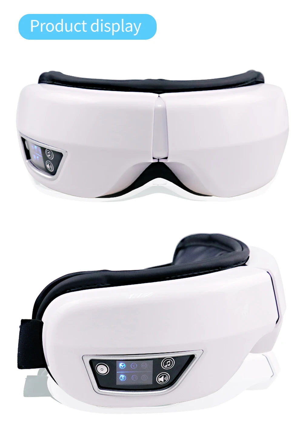 Masajeador Ocular Relax Con Calor y Bluetooth: La solución definitiva a la fatiga visual